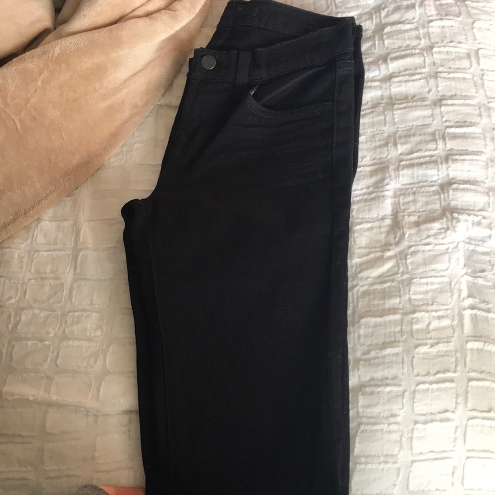 J Brand black straight jeans size 24